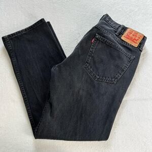 Levi's 505 Vintage Black Jeans men's size 38x31